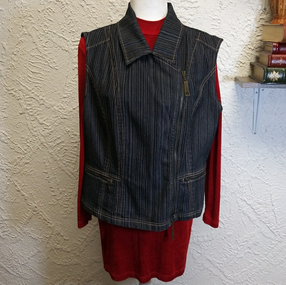 LAL jean vest XL